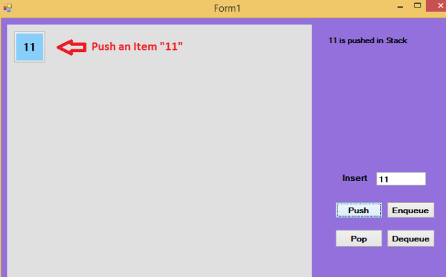 push 11 item